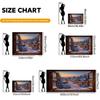 1Pcs Snowy Winter Village Houses Decoration Background Winter Backdrop For Photo Studio Photo Booth Party