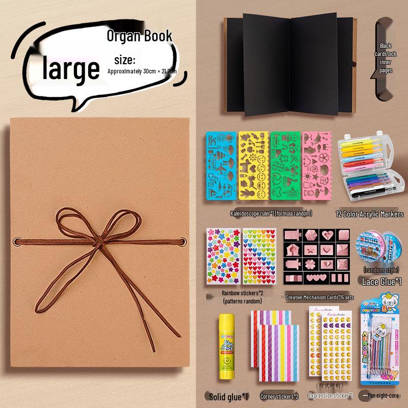 Acrylic Creative Photo Album & Planner: Loose-Leaf Book, Gift for Birthday, Graduation, Memorial, Collage, and Artwork.