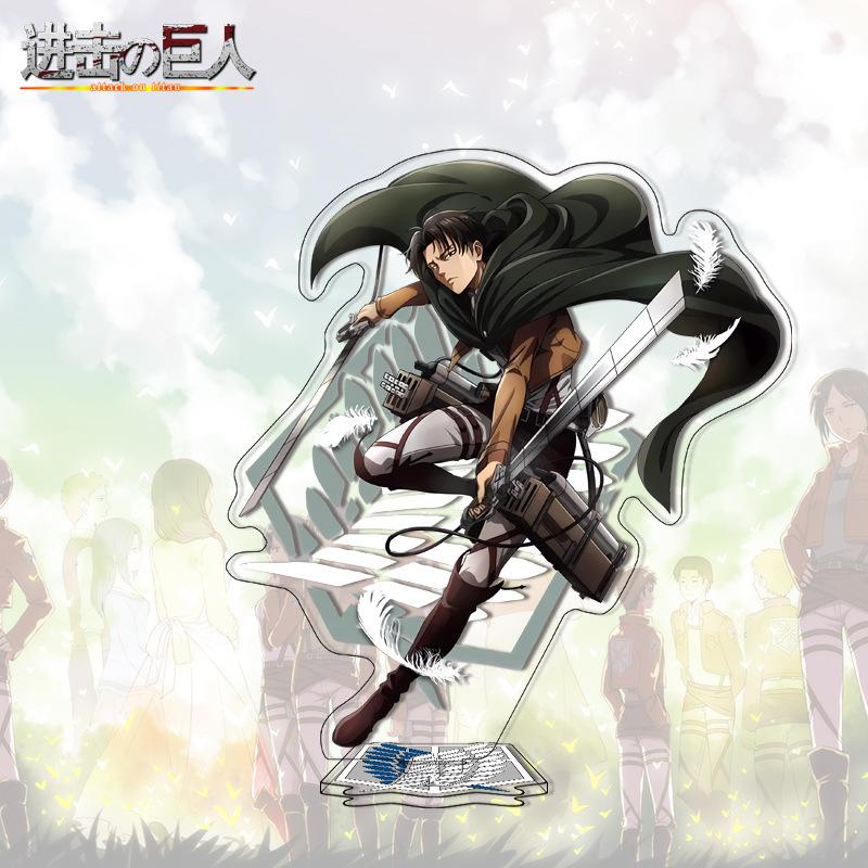 On Attack Titan Acrylic Stand 41-80 Anime Figure Custom Made Drop Shipping Distributor Merchandise For Kids Adults Children's Birthday Gift Holiday