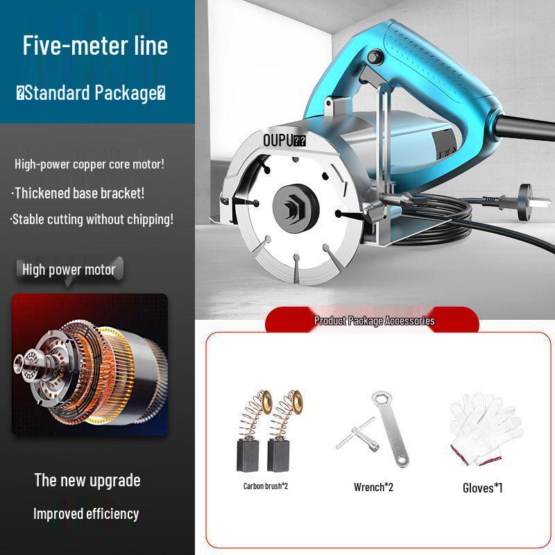 High Power Multifunctional Portable Cutting Machine for Tile, Stone, and Wood