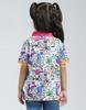 MONTE CARLO Girls Printed Polo Neck Half Sleeve T-Shirt