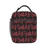 Custom FNAF At Freddys Portable Lunch Boxes Waterproof Adventure Survival Horror Game Thermal Cooler Food Insulated Bag Student