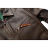 Super Men Leather Jacket Thick Soft Natural Cowhide Real Leather Coat