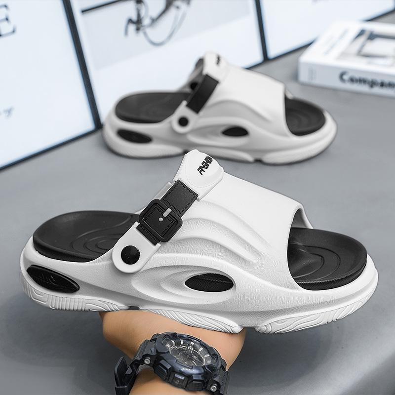 Men s Lightweight Breathable Sandals - Outdoor Beach Flip-Flops with Soft Sole