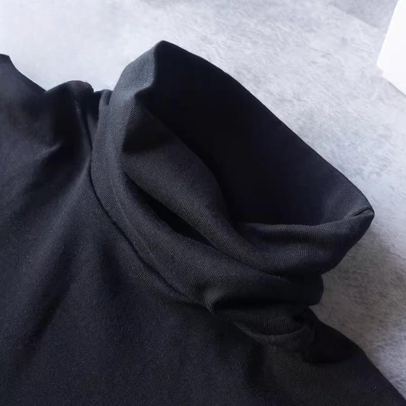 Women Striped Winter Warm Fake Collar High Round Neck Detachable Collar Woman White Shirt Neck Scarf False Collars