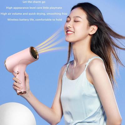 Hair Dryer Adjustable Temperature 500W Lightweight Fast Drying Hair Protective Blow Dryer for Hotel Salon Home Travel Women Men