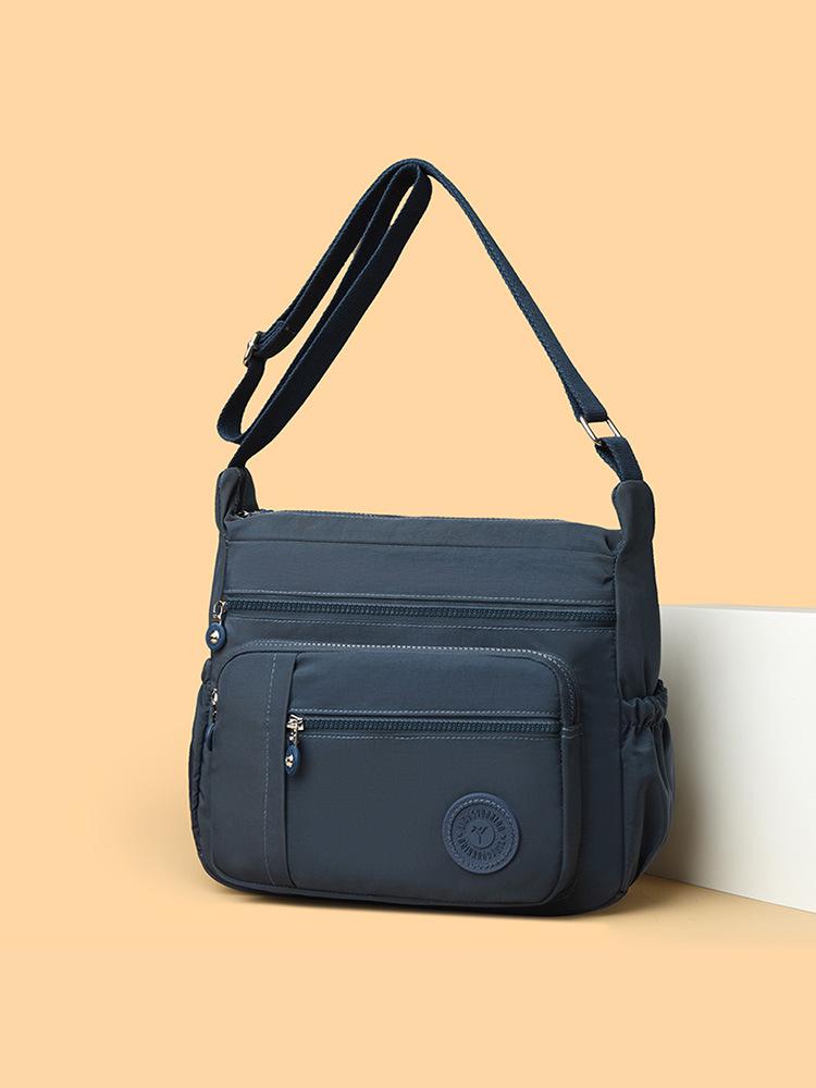 Women's Waterproof Nylon Single Shoulder Crossbody Bag - Casual Fashion, Simple Mom Shopping Bag