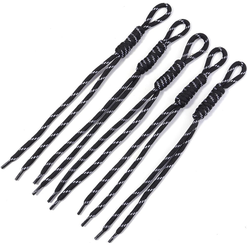 5pcs/lot Colorful Braided Lanyard Keychain Handmade Knot Nylon Rope Cord Thread For DIY Key Chain Pendant Bag Accessories