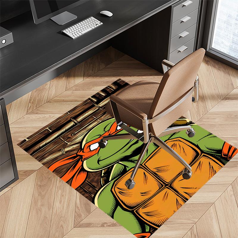 Teenage Mutant Ninja Turtles Printed Absorbent Washable Carpet, Non-Slip Bathroom Mats, Kitchen Rugs, Yoga Mat,Living Room Entrance, Camping Picnic Ru