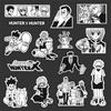 10/30/70 Stück Schwarz-Weiß Anime Hunter×Hunter Aufkleber Coole Graffiti Decals für Handy Koffer Notizbuch Kinder DIY Aufkleber Spielzeug