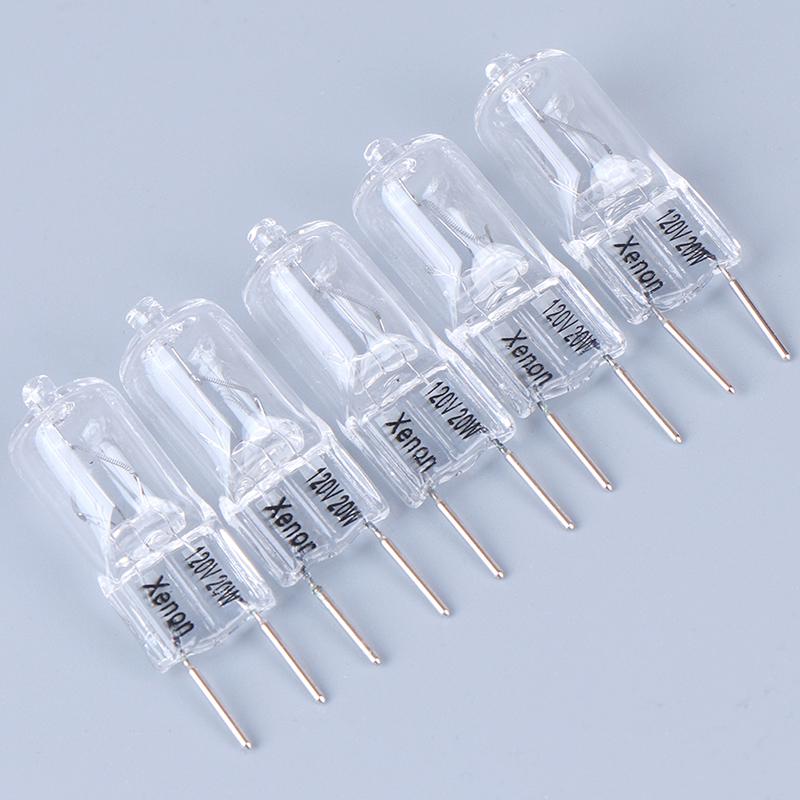 5Pcs G8 120V 20W Halogen Light Lighting Lamp Bulb Volt G8 Pin Halogen