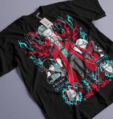 T-shirt in cotone unisex da uomo Devil May Cry Dante