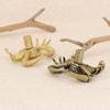 Solid Brass Door Handle Set Animal Handle Artistic Door Handle 4.9 3.8cm Brass Door Handle Elegant Home Accessory