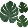 90 Pcs 3 Kinds Artificial Palm Leaves Tropical Jungle Leaves Decorations for Party Beach Baby Shower Wedding Birthday Decorations