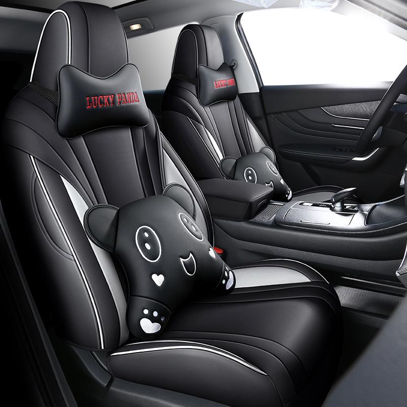 Venucia Big V Full Coverage Leather Car Seat Cover - All-Season Compatible