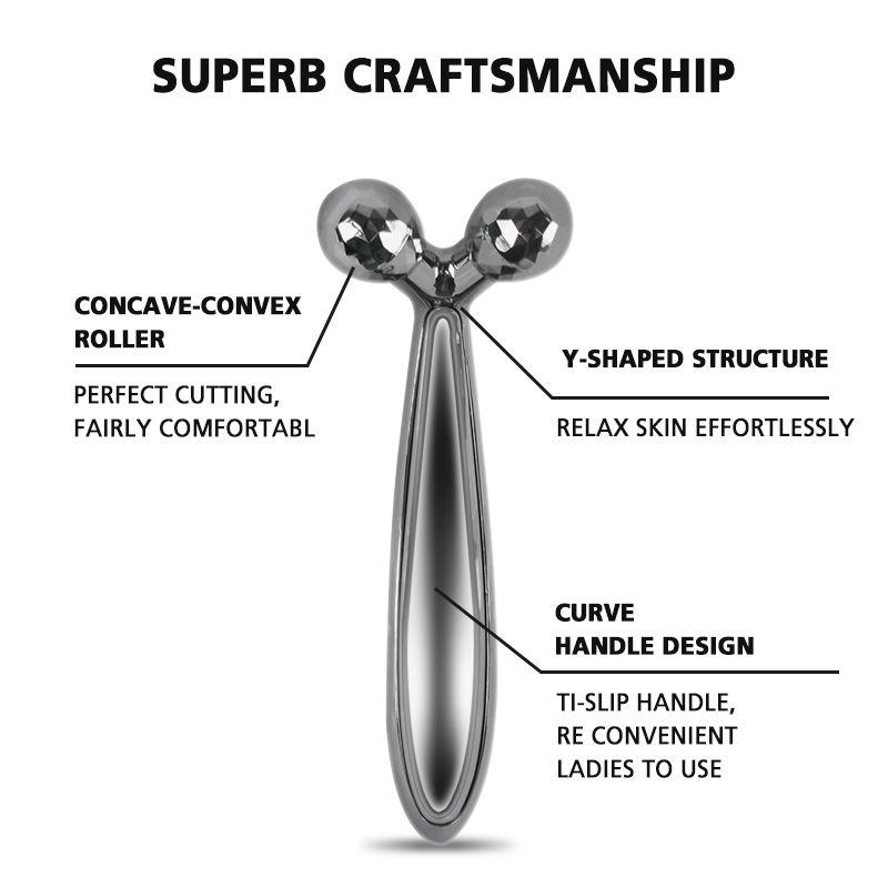 Facial Massage Roller  Rotating Face Lifting Firming Face Slimming Remover Facial Massager Skin Care Tool