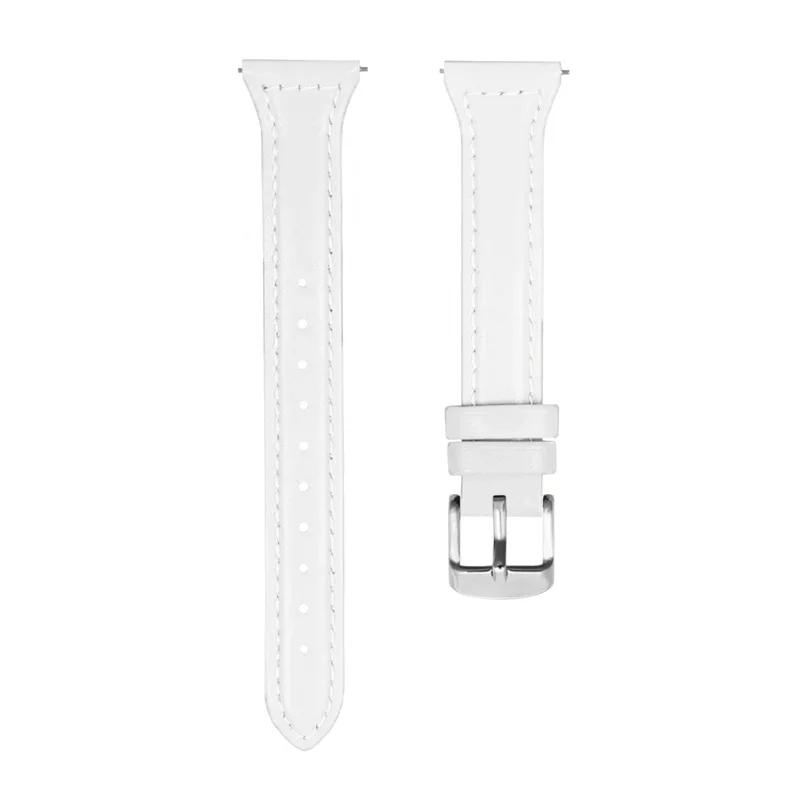 20mm 22mm Straps For Samsung Galaxy Watch 6/5/5 Pro/4 Classic/active 2 Sport Slim Leather Bracelet Huawei Watch GT 4-2-2e-3 Band