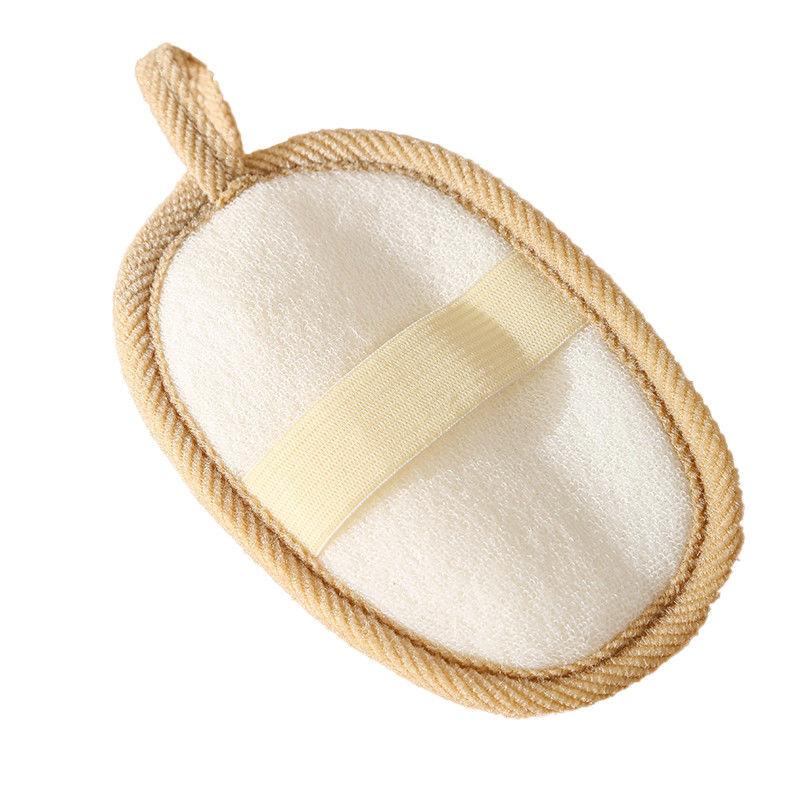 Natürliche Luffa Badeschwamm Peeling Schwamm Körperwäscher Peeling Weiche Duschreinigung Bürste Rückenreiniger Pad Badezubehör