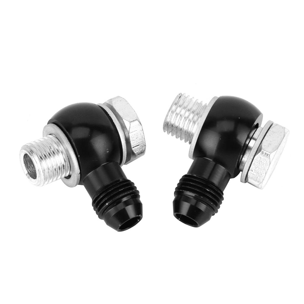 6AN X 1  4NPSM Oil Cooler 90 Degrees  Banjo Fittings Connecter Fit for GM Transmission Cooler 4L80E 1997