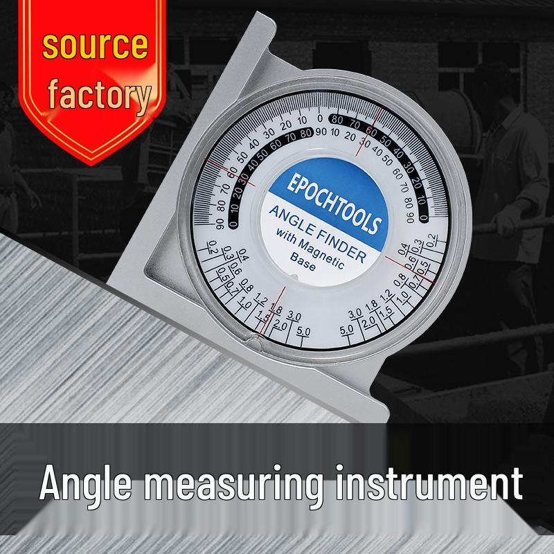 Portable High-Precision Magnetic Inclinometer - Universal Angle Meter & Protractor Economical Magnetic Inclinometer