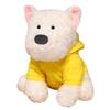 West Highland Puppy Plush Hoodie Doll - Cute Edamame Miko Gift for Girls