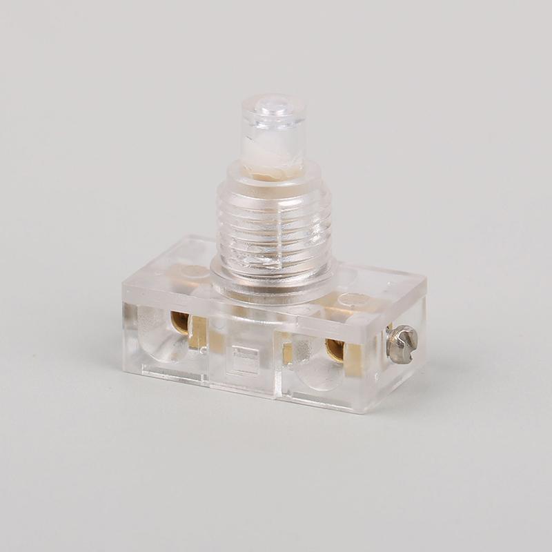 

1 PC Push Button Switch Inline Foot Pedal UFO Type Lamp Lighting Foot Control ON / Off Foot Switch Lockless Self Reset прозорий