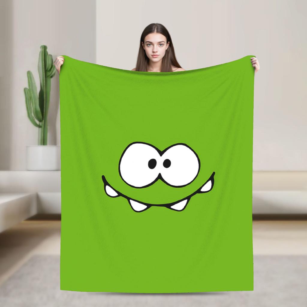 Warm Cozy Throw Blanket Plane Travel An Angry Face And Eyes Funny Meme Blankets Flannel Bedspread For Bedroom Sofa Bed Cover