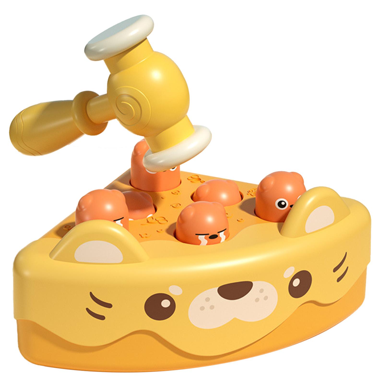 

Детская интерактивная игрушка-стучалка в форме торта, мягкий молоток, развивающая милая игрушка-стучалка для 1-2 лет