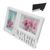 2PCS Rectangle Photo Frame Home Decorative Photo Frame 2 Hole Wedding Picture Frame for Bedroom Party