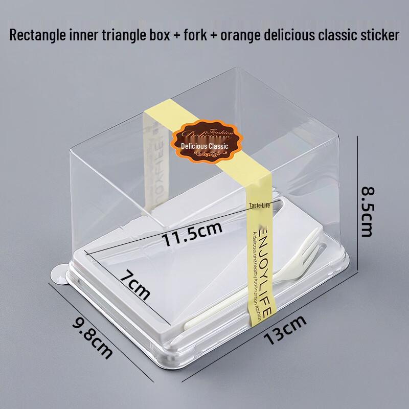 Triangular Cake Slice Packaging Set
