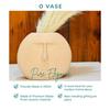 Modern Decorative Blowing Face Ceramic Vase for Home Décor | Centerpieces | Kitchen | Office or Living RoomCeramic Flower Vase