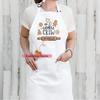 Personalized Custom Christmas Cookie Crew baking apron Merry Xmas Holiday home kitchen decoration friend family Wife Mom Gift