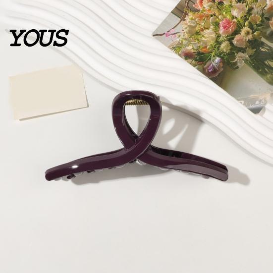 Hair Clip Back Head Claw, Soft Silicone Large Clip, Non-Slip Grip Shower Anti-Slip Teeth Accessory for Daily Wear Claw