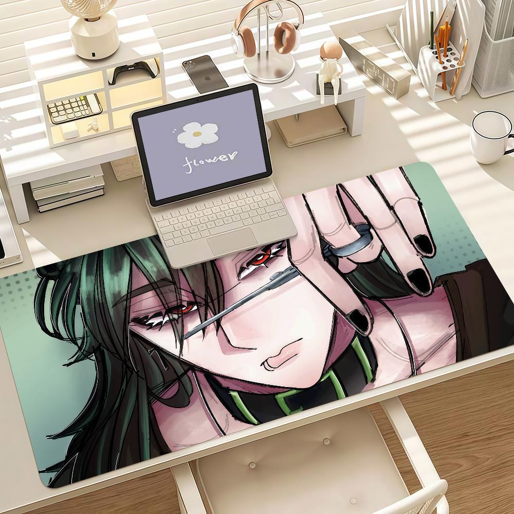 Novel The Kkid At The Back Mouse Pad Anti Slip Rubber Edge Locked Thickened Laptop Gaming Desk Mat