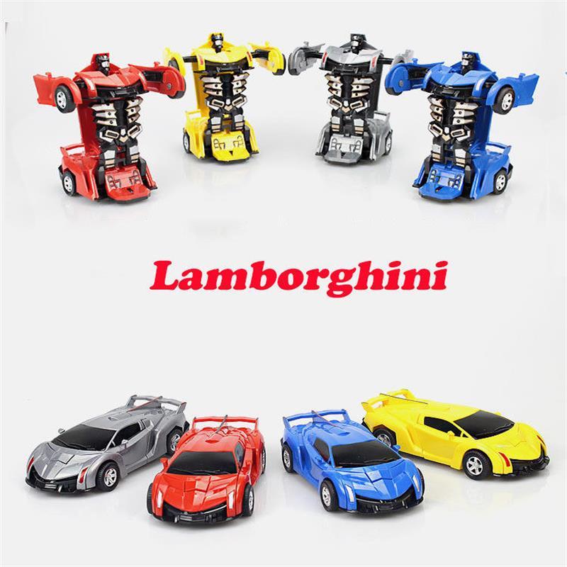 Premium Quality Transforming Collision Car For Children Ideal Gift In Bright Colors