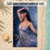 Beach TowelAyliva Custom Name Text Personalized Soft Towel for Beach Pool Indoor Home Decor Gift