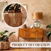 1/2/3Pcs Jute Tassel with 3 Wood Beads Natural Jute Rope Tassels Beaded Tassels for DIY Crafts Tassels Home Wedding Party Decor