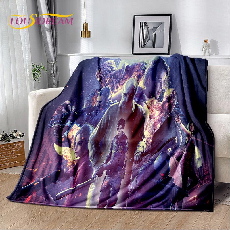 R-Resident Evil Game Gamer Soft Plush Blanket,Flannel Blanket Throw Blanket for Living Room Bedroom Bed Sofa Picnic Office Cover