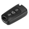 Flip 3 Button Remote Key Fob Case Shell Cover Fit For KIA Rondo Sportage Soul Rio
