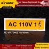 AC 110V Electrical Warning Label - Safety Sign