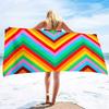 Oversized Beach Towel Plush Thick Large Pool Towel,Striped Quick Drying Swimming Towel Soft Absorbent Sand Free Swim Towels