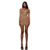 Nouvelle Mode Automne Sexy Bretelles Body moulant Amincissant la taille Personnalisé Robe gaine à bretelles pour femmes