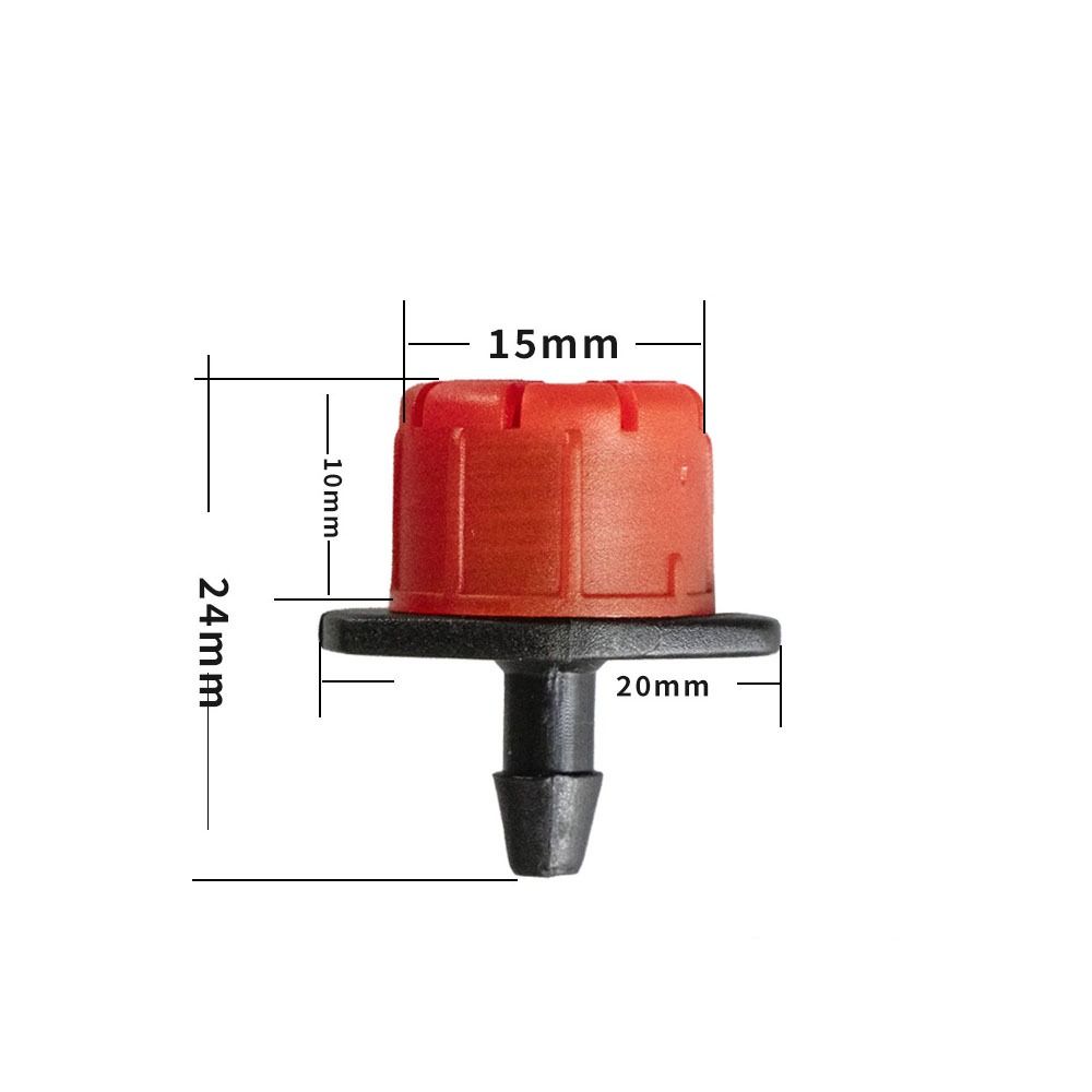 50PCS New 360 Degre Water Dropper Head Garden Watering Adjustable Irrigation Drippers Irrigation Adjustable Sprinkler Flow Head