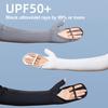 1 Paar Sonnenschutzhandschuhe Atmungsaktive Kühlende Armstulpen UV-Schutz Lange Handschuhe mit Offener Handfläche für Damen Fahren Radfahren Outdoor-Sportarten