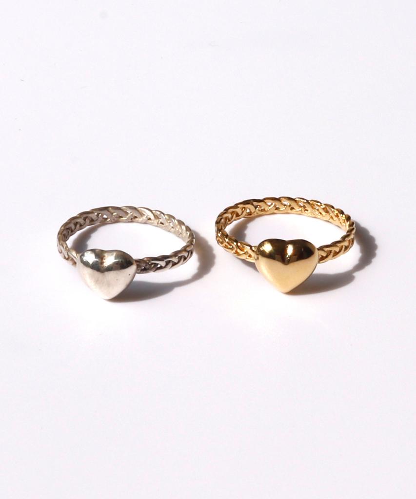 Bonbeau Antique Heart Braid Daily Ring (Type C)