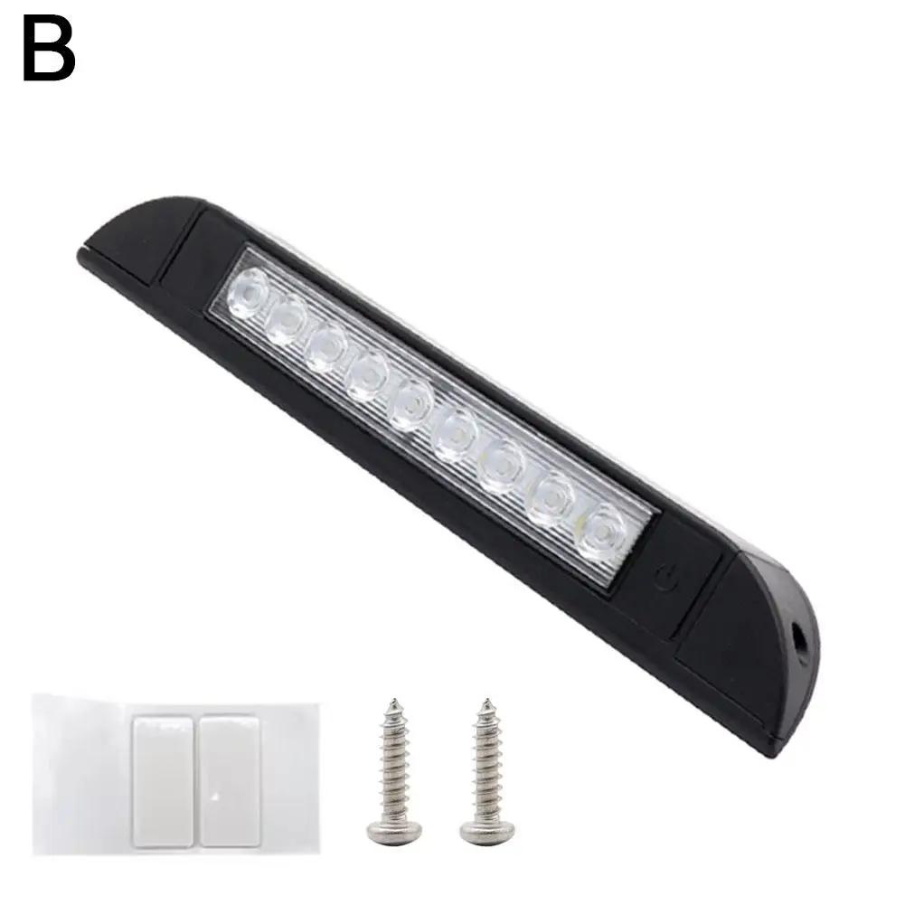 

Потолочный светильник для яхты на колесах, внутренние настенные светильники для дома на колесах, 12 В, уличный светильник для кемпинга, световая панель 6000 К, светодиодный прожектор для тента F7P9