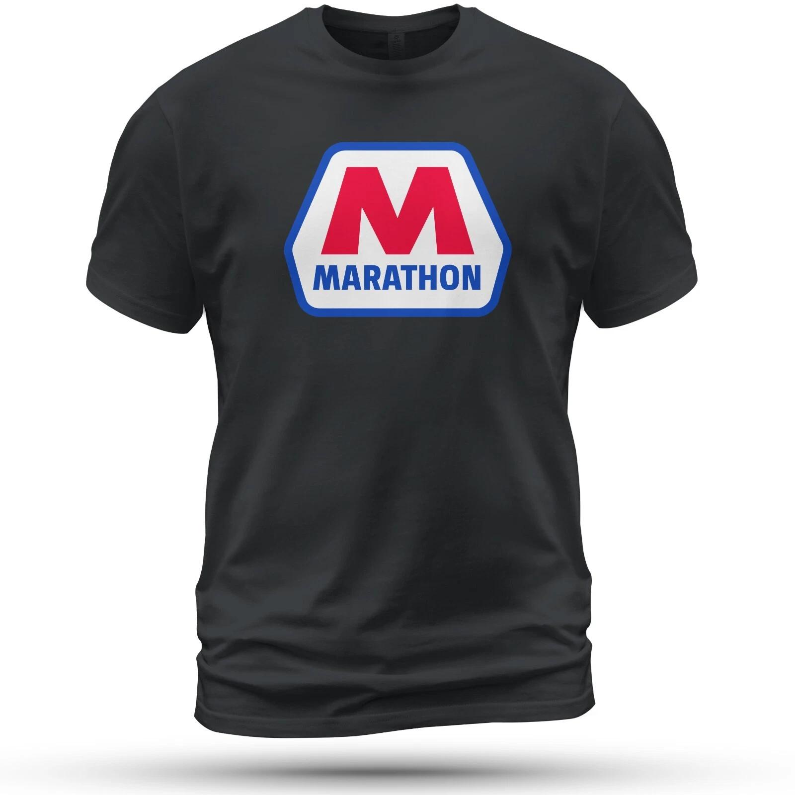 Maraton Oil Gas Logo T-Shirt Funny Size S-5XL XS