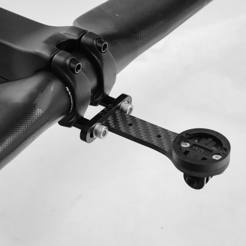 Carbon Fibers Extension Bracket Bike Computer Holder Road Bike Adjustable Camera/Light/Speedometers Mount Holder