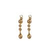Exaggerated round water droplets, fringed ear buckles, European and American long earrings, a cold wind temperament earrings woman