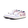 Jordan Air Jordan 1 Cushioning Slip Resistant Abrasion Resistant Low Top Basketball Shoes Women's Pink Purple DZ2768-651(Team-)-Random Packaging Bags